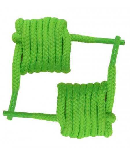 Cordón redondo grueso de 60 cm. color verde fluor