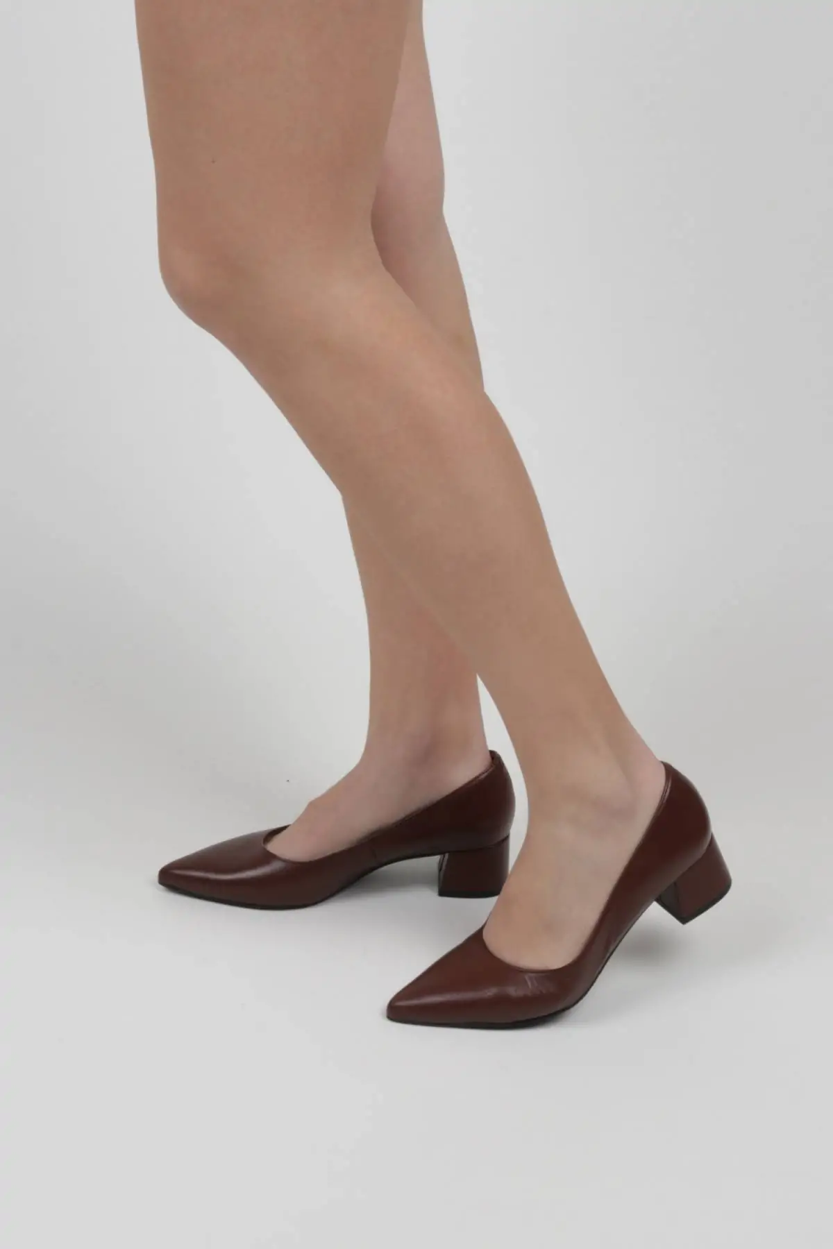 Nude shoes low heel NADIA - Luisa Toledo comfortable stilettos