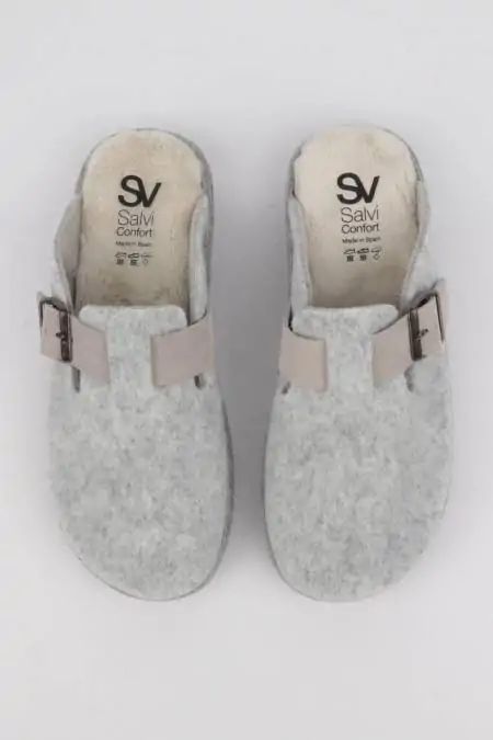 Women's home slippers gray...