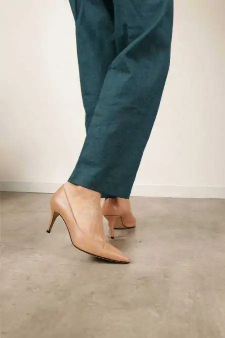 Zapatos stilettos piel...