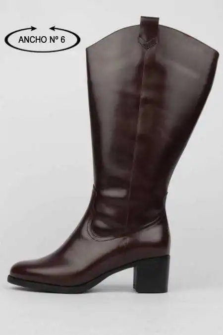 Botas cowboy marrones caña...