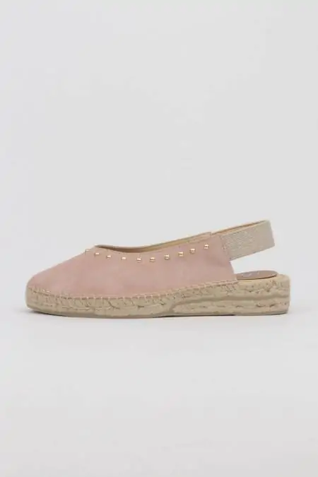 Flat nude espadrilles...