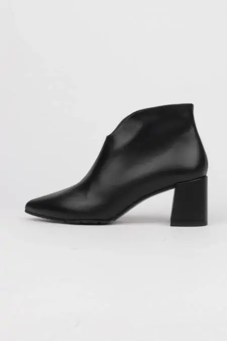 Black heeled ankle boots...