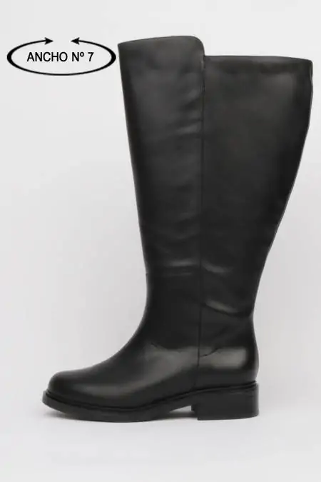 Flat high boots wide leg...