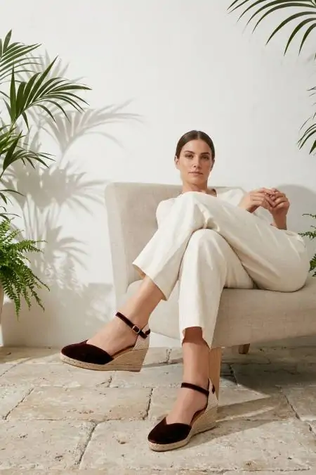 Velvet espadrilles burgundy...