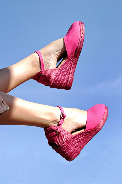 fuxia espadrilles